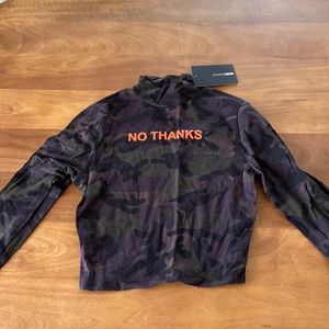 Fashion Nova Camo Crop Top